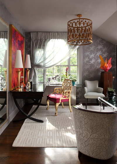 Eclectic Home Office by FIFTYEIGHT Interiors