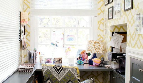 Room of the Day: Home Office Makes the Most of Awkward Dimensions