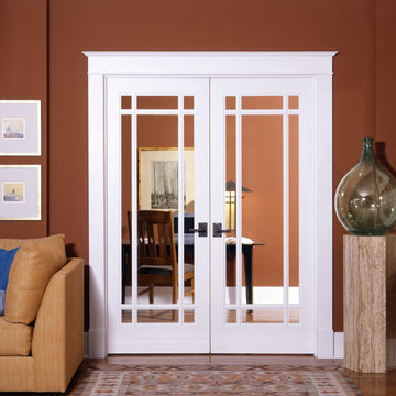 9-Lite Decorative Glass Interior Door