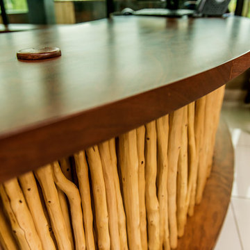 A bespoke coffee design desk