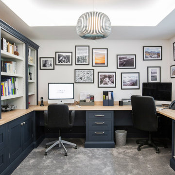 A Bespoke Home Office Solution for a  Busy Working Family