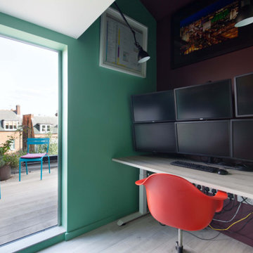 A Colourful Modern Hampstead Family Home