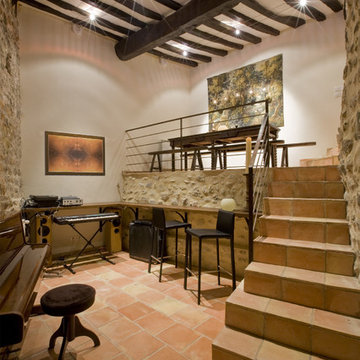 A Former Stable Now Used For Music Room & Entertaining Space