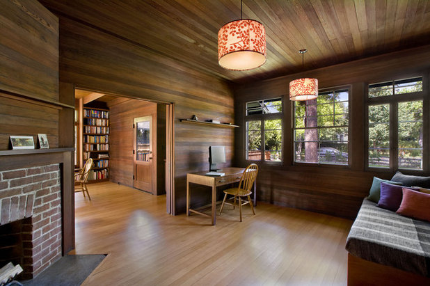 Contemporary Home Office by Cathy Schwabe Architecture
