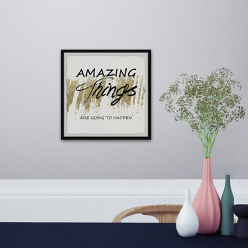 "Amazing Things" Framed Painting Print