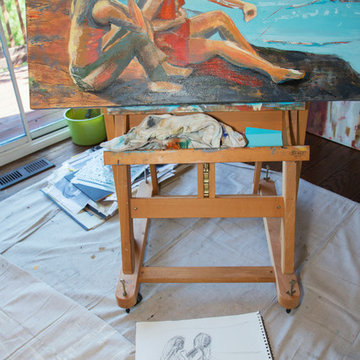An Artist's Home Studio in Marin County
