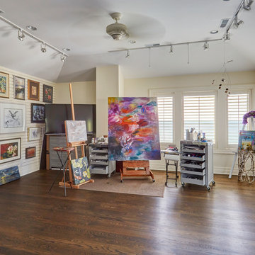 An Artist's Studio with Views to the Lake
