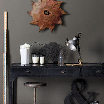 Antique Industrial Gear Decor
