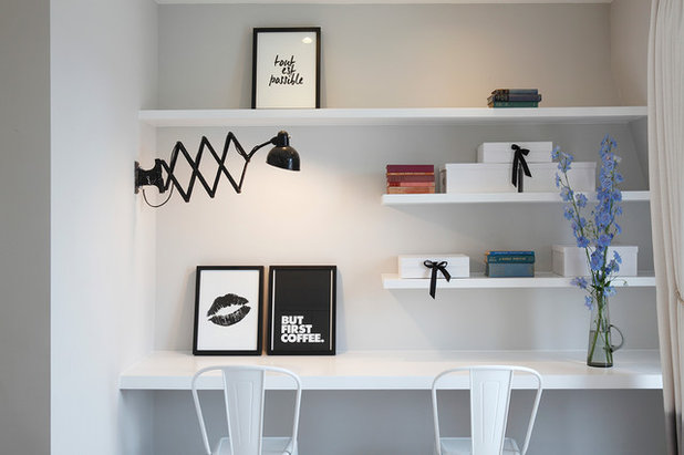 Contemporary Home Office by Jess Lavers Design