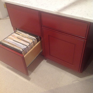 Back-to-School: Getting the Desk Organized (Desk Cabinetry)