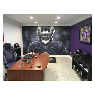 Baltimore Ravens Locker Room Framed Print