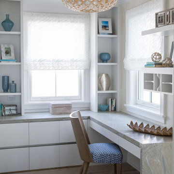 Beach Style Home Office