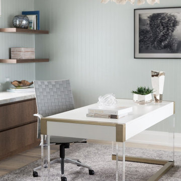 Beach Style Home Office