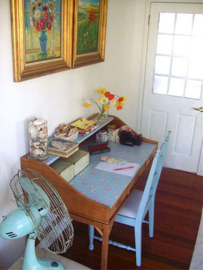 Eclectic Home Office by Beach Vintage