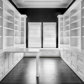 Black/White Home Office by PrimeDesignDFW.com