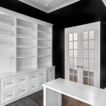 Black/White Home Office by PrimeDesignDFW.com