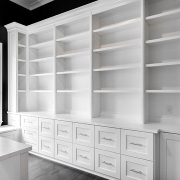 Black/White Home Office by PrimeDesignDFW.com