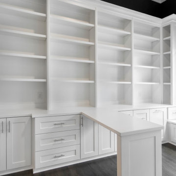 Black/White Home Office by PrimeDesignDFW.com