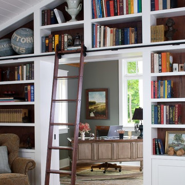 Two Sided Porch Ideas Photos, Senoia A Frame Ladder Bookcase Design