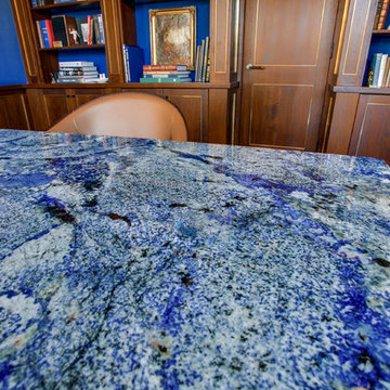 Blue Bahia Granite Desk