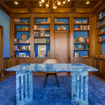 Blue Bahia Granite Desk