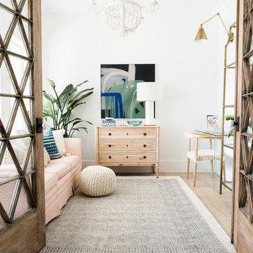 Boho Fresh Office + Sitting Room