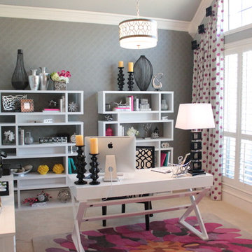 Bold and Glammed Office Space
