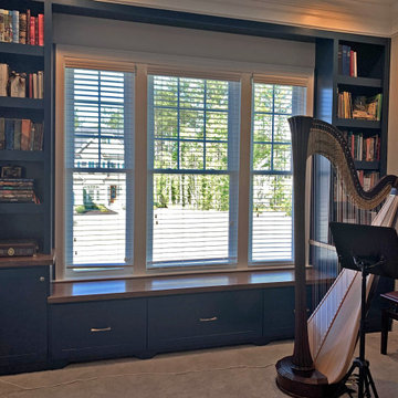 Bowns: Music Room Window Seat Built-In