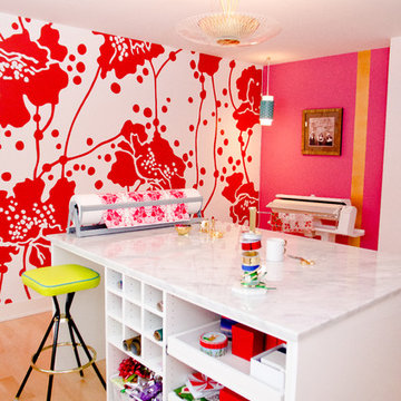 Bright and Beautiful Craft Room