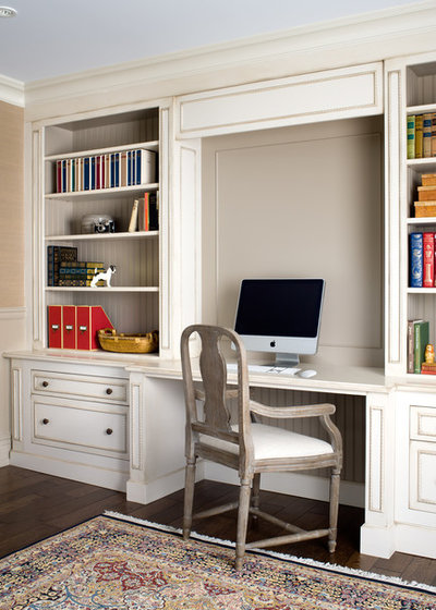 Traditional Home Office by Estee Design