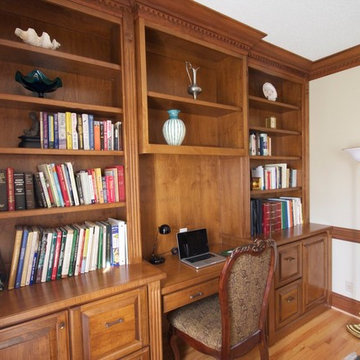 Built-in Bookcases/Home Office - Stained