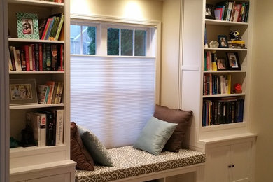 Built-In bookshelves
