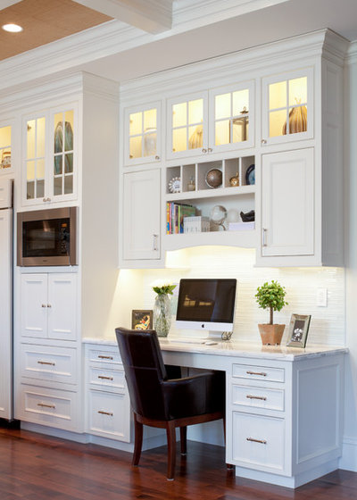 Traditional Home Office by BSA Construction