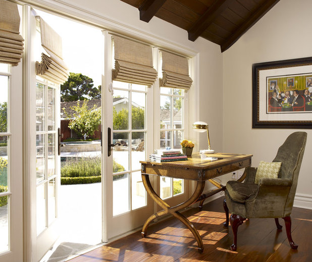 American Traditional Home Office by Sarah Barnard Design LLC