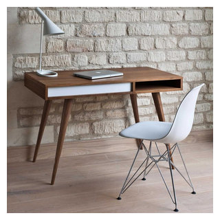 Celine Desk Walnut Contemporary Home Office London by