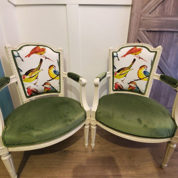 Chair re-upholstering