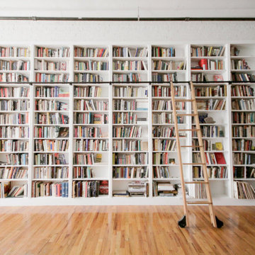 Classic Library in a SoHo Loft