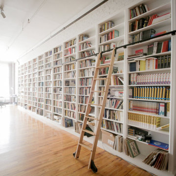 Classic Library in a SoHo Loft