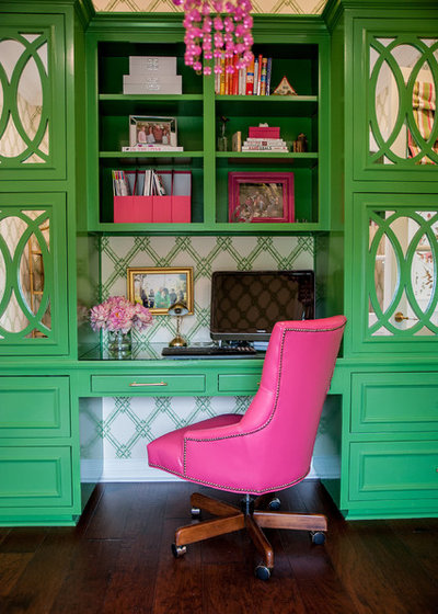 Fusion Home Office & Library by Jenny Tamplin Interiors