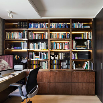 Contemporary Home Office & Library