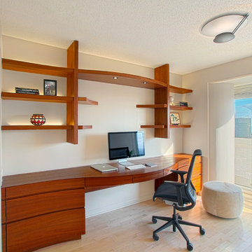 Contemporary Home Office Remodel
