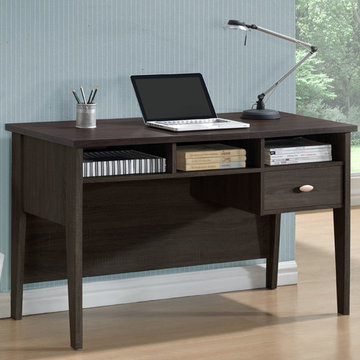 CorLiving Folio Black Espresso Single Drawer Desk
