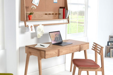 Inspiration for a contemporary home office in Other with a freestanding desk.
