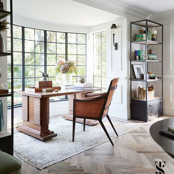 Country Club - french tudor renovation featured in Traditional Home magazine