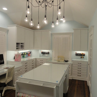 75 Beautiful Brown Craft Room Pictures Ideas July 2021 Houzz