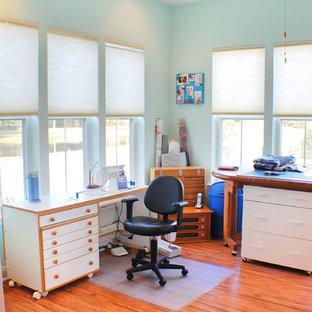 Craft Room Desk Ideas : Easy Craft Room Ideas Cutesy Crafts / Saw horse craft table from francois et moi.