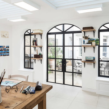 Curved steel windows and doors