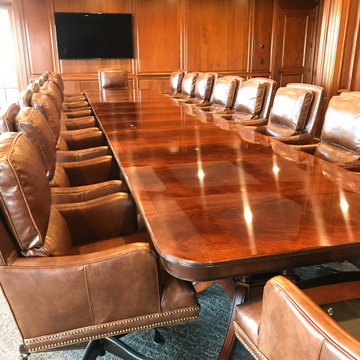 Custom 20 ft. Mahogany Conference Table