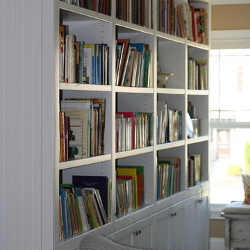 Custom Built In Bookshelves