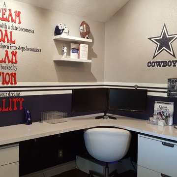 Custom Cowboy Themed Woman Cave